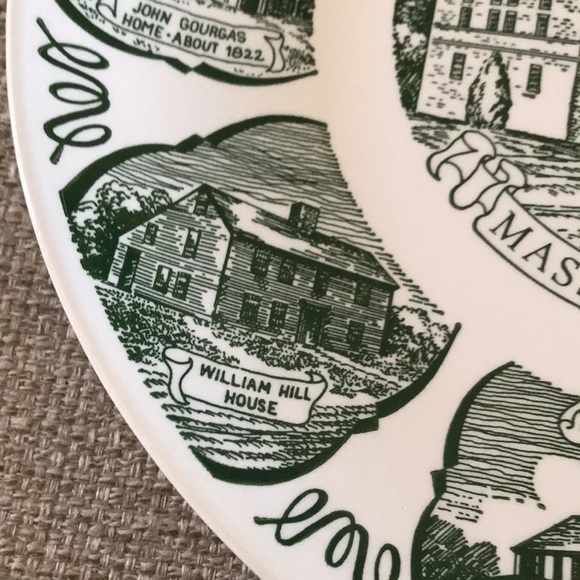 Vintage 1979 Kettlesprings Kilns Weston, MA Heritage Plate - Picture 7 of 12